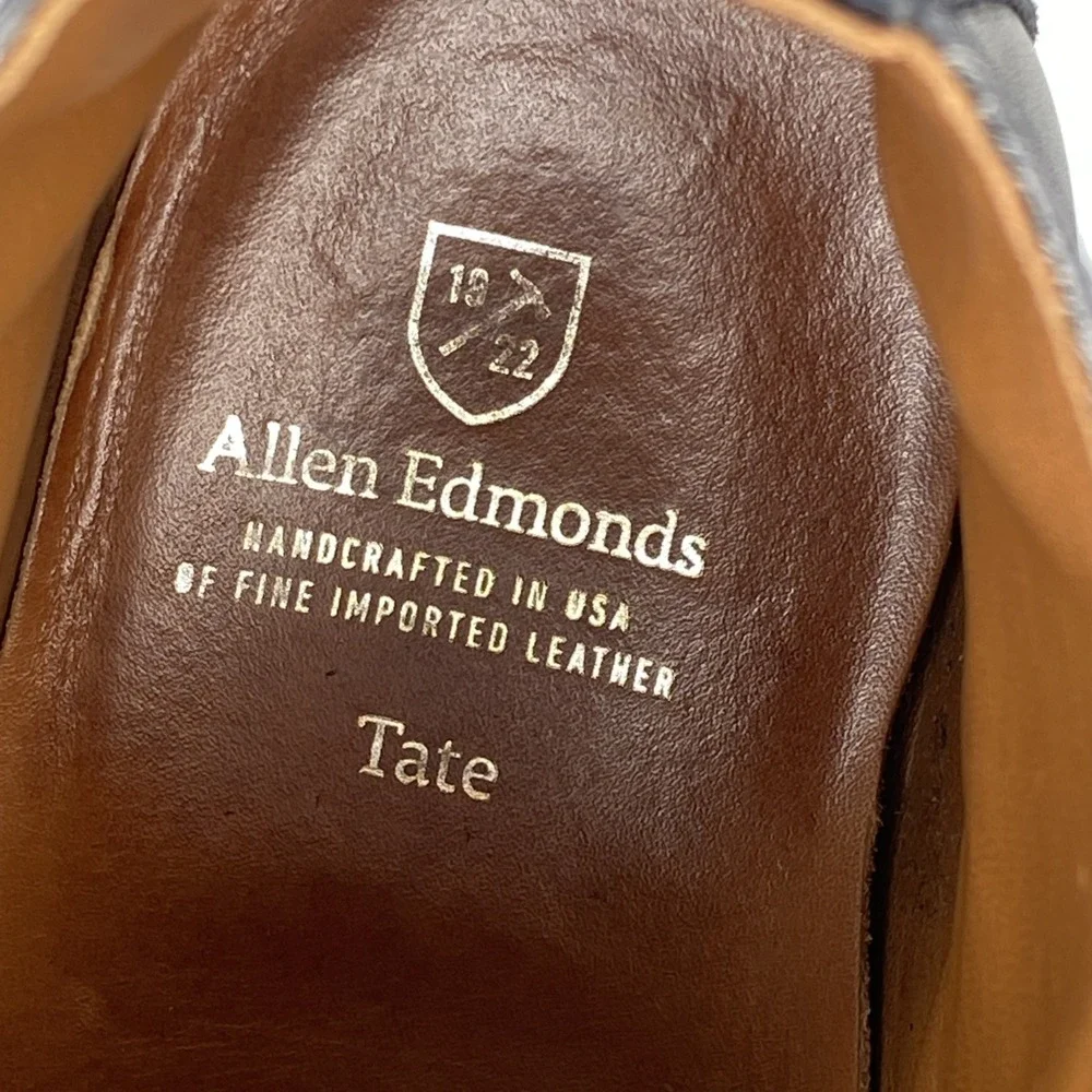 Allen‎ Edmonds Stanford Men's Black Leather Ankle Chukka Boots Sz 11.5 D Tate